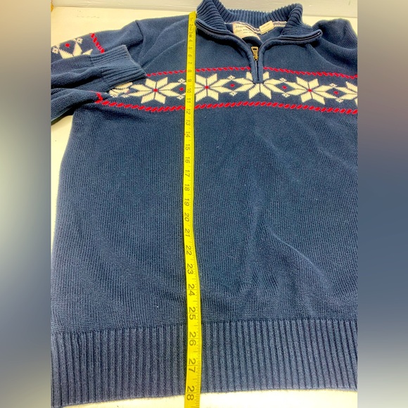 Original Weatherproof Vintage 1/4 zip holiday sweater - Picture 8 of 9